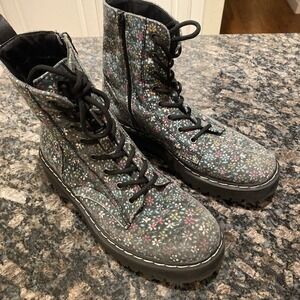 sincerely jules ankle‎ boots 8.5 W Floral/Harley/P1HRL03 3640